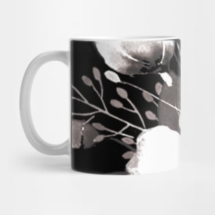 Romantic Floral 1 - BW2 - Full Size Image Mug